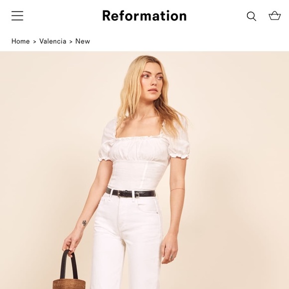 SOLD - Reformation Fawcett Jean Size 26 🦋 - Picture 1 of 6